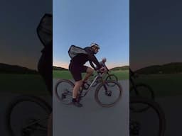 Insta360 X5 by night with PureVideo cycling #mtb #cycling