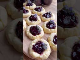 Jam Filled Thumbprint Cookies