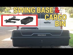 VANLIFE - Installing the YAKAMA Swing Base & Cargo Bin - with no help!!! I DID IT!  #vanlife #yakima