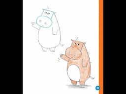 DRAW A SUPER-CUTE HIPPO