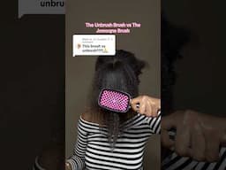 Unbrush brush vs the Jowoqne Brush #shorts