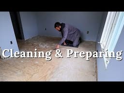 Steps I'm taking to be ready to install final flooring // 1930's farmhouse Renovation Ep 89
