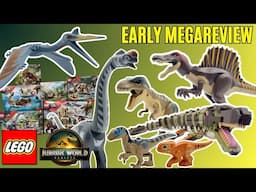 LEGO Jurassic World: Rebirth - Full Wave Early MEGA REVIEW! Every Dinosaur & Set!