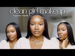 Clean soft girl makeup tutorial 💄| perfect summer makeup | beginner friendly