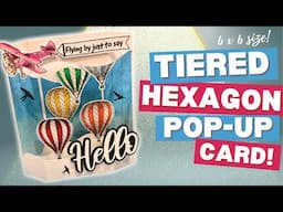 Tiered Hexagon Pop-Up Card Mini Series | 6 x 6 Size!