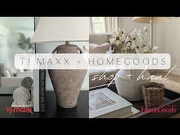 Shop with Me & Haul  at TJ Maxx & Home Goods  / Summer 2025 Home Decor