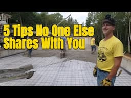 DIY Concrete Floor Tips That Nobody Tells You!