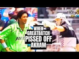 Wasim Akram vs Greatbatch a Great Battle | Best Fast Bowling in Cricket | Pakistan vs New Zealand