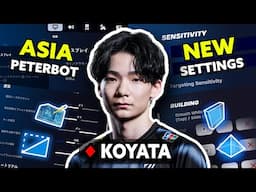 Koyota Finally REVEALS His Fortnite Settings! (The Peterbot of Asia)