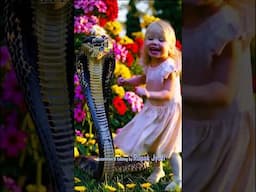 A LITTLE SWEET GIRL IS  DANCING WITH A SNAKE, HINDI VIRAL SHORT, Created by Rupak Jyoti, VIRAL VIDEO