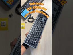 Zebronics ZEB K5002MW Wireless Keyboard Unboxing