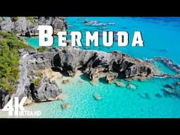 FLYING OVER BERMUDA (4K UHD) | Scenic Nature Footage & Peaceful Music for Relaxation