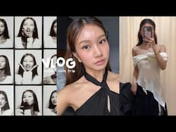 LONDON GRWM 🇬🇧 first solo trip, fashion school tours, embracing change