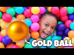 Find the Gold ball in 1,000,000 Ball Pit Pool