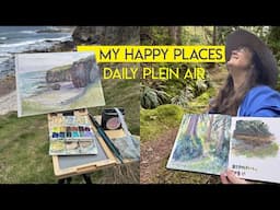 Returning to the same place to paint ✶ #PleinAirpril days 23-26