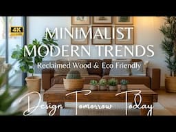 2025 Minimalist Home Trends for Every Room: Modern Luxury with Reclaimed Wood & Eco-Friendly Decor