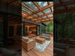 Covered Decks Roof Design Inspiration #fyp #ytshorts #deckdesign