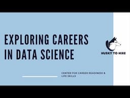 Exploring Careers in Data Science