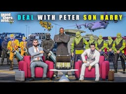 GTA 5 : MICHAEL'S SECRET DEAL WITH PETER'S SON HARRY || BB GAMING