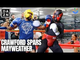 INSIDE CAMP: Terence Crawford SPARRING With Floyd To BEAT Canelo Alvarez