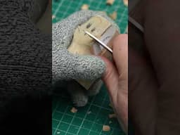 Get your carving knife techniques on point with these 3 cuts ✨ #WoodCarvingTips #BeaverCraftTools