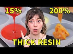 How Thick Can We Make Resin?