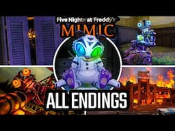 ALL ENDINGS in FNAF: Secret of the Mimic (TRUE ENDING, GOOD & BAD)[Five Nights at Freddy's] Showcase