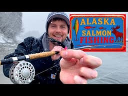 Alaska Salmon Fishing Trip in a Surprise Snow Storm!