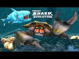 ICE SHARK vs Giant CRAB in Hungry Shark Evolution