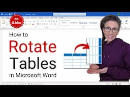 How to Rotate Tables in Microsoft Word (PC & Mac)