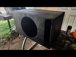 Refinishing and Recycling an Old Sub Enclosure 4K