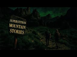 Real Scary Stories From The Superstition Mountains | Ghostly Legends + Rain Sounds