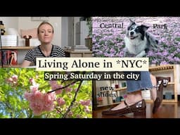 Saturday Living Alone in NYC: Spring in Central Park, new shoes, sleeping with a worm in my bedroom!