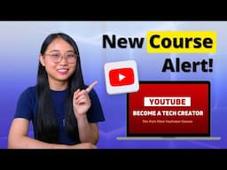 Want to become a Tech YouTuber? Check out my new course!