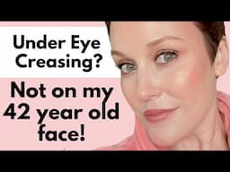 How to stop under eye creasing over 40+