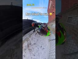 Biker Fails To Flee From Police Chase