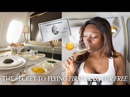 How to travel first Class to Dubai for Free - The Rich SECRET's to Traveling using credit & Points