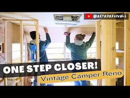 Frozen But Determined! Renovating Our Vintage Camper’s Bedroom