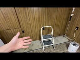 Basement VLOG 5 - New set updates! TV is mounted and new TV stand