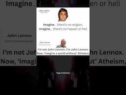 John Lennox vs. John Lennon on GOD and Religion #shorts #god #debate
