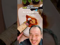 Así se ve un vino dañado #bartender #winelover #wine #vino #bar #restaurant #sommelier
