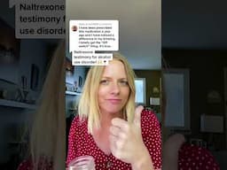 Naltrexone works for alcohol addiction! 👏