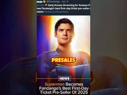 Superman Ticket PRE-SALES HIT BIG