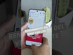 Rendimiento del vivo V50 lite