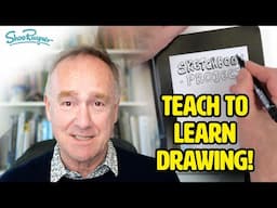 Learn to Draw—By Teaching Your Child (Start With Two Sketchbooks) #sketchbook #drawing #easydrawing