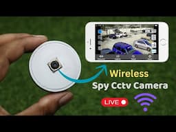 How To Make Wireless Spy Cctv Camera - With Old Mobile Camera