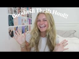 Goodwill Thrift Shopping - Try On Haul