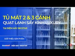 TỦ MÁT 2 & 3 CÁNH QUẠT LẠNH SẤY KÍNH LUXURY - CÔNG NGHỆ LÀM LẠNH HIỆN ĐẠI - CHẤT LƯỢNG