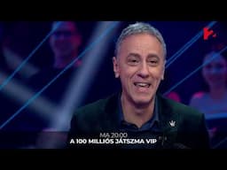 A 100 milliós játszma - vadonatúj VIP résszel ma 20:00-kor a TV2-n!