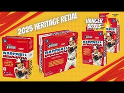 2025 Topps Heritage Baseball Retail Products Hanger Boxes Blaster Box & Mega Box!